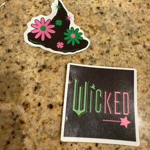 2 Count Wicked Themed Sticker Set